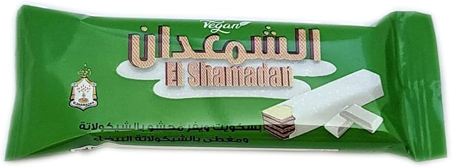 الشمعدان ويفر محشو شيكولاته بيضاء 10ج