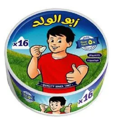 ابو الولد جبنه مثلثات 16 قطعه
