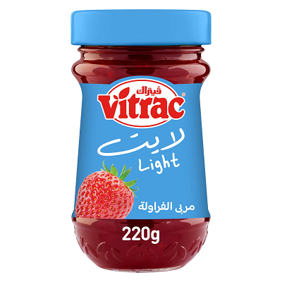 فيتراك مربي فراوله لايت 290جم
