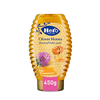 هيرو عسل زهره البرسيم 450 جم خصم 10%
