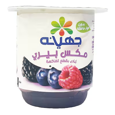 جهينه زبادي قطع توت105 جم