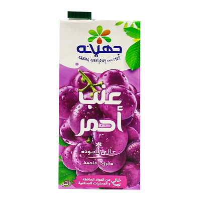 جهينه عصير عنب احمر 1 لتر