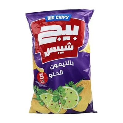 بيج شيبسي بالليمون الحلو 5ج