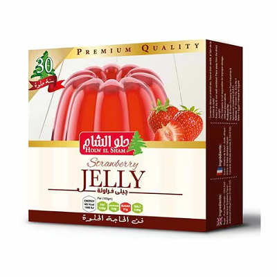 حلو الشام جيلي فراوله وموز 70جم