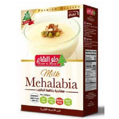حلو الشام مهلبيه بنكهة الحليب 80جم