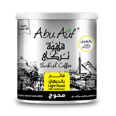 ابو عوف قهوه فاتح محوج 250جم صفيح
