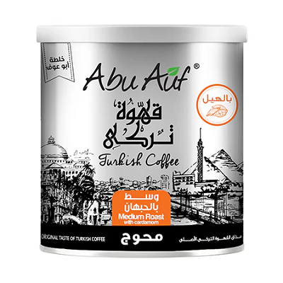 ابو عوف قهوه وسط محوج 250جم صفيح