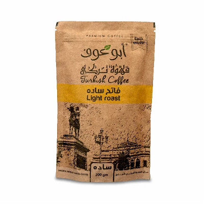 ابو عوف قهوه تركي فاتح ساده 200جم