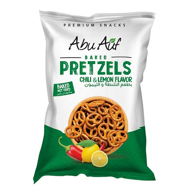 ابو عوف بريتزل شطه وليمون 80 جم
