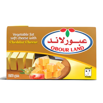 عبور لاند جبن شيدر 250 جم