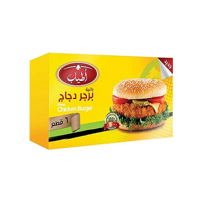 اطياب برجر دجاج 6 قطع
