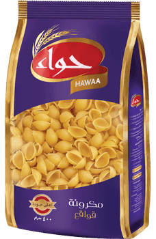 حواء مكرونه قواقع400جم