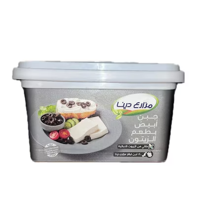 مزارع دينا جبنه بالزيتون 500جم