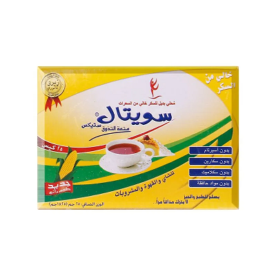 سويتال سكر دايت 25 كيس 1 جم